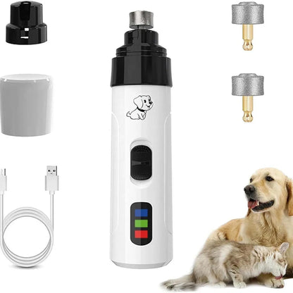 Limador eléctrico de uñas para mascotas