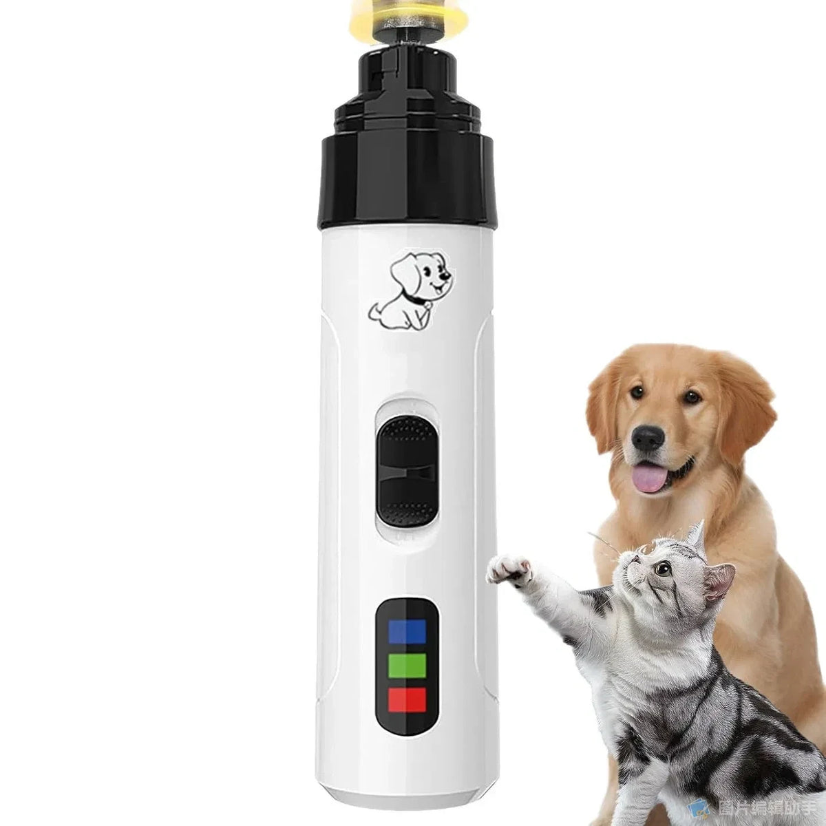 Limador eléctrico con perro